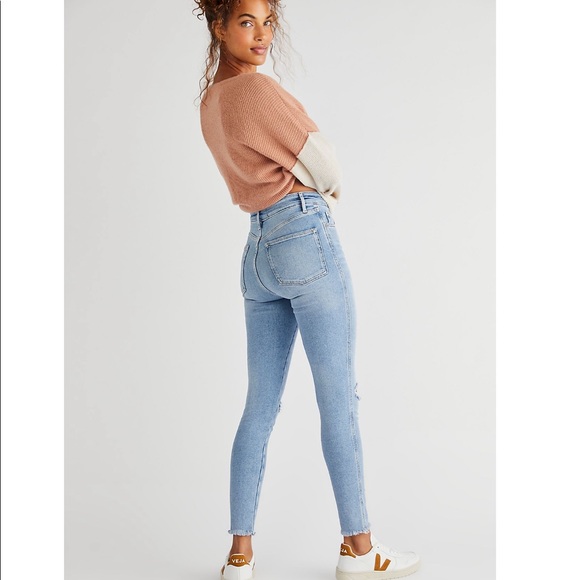 Free People Raw High-Rise Jegging - Picture 2 of 5